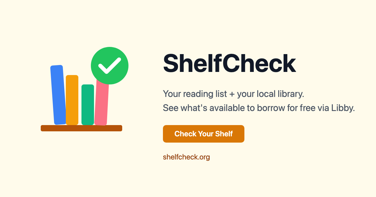 https://www.shelfcheck.org/ social preview image